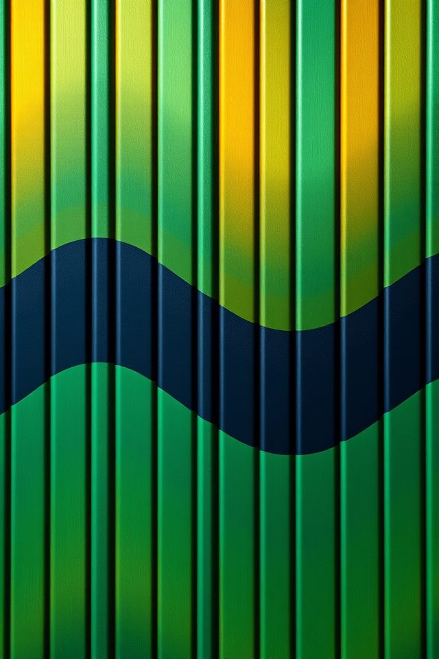 bold stripes enhance dining ambiance