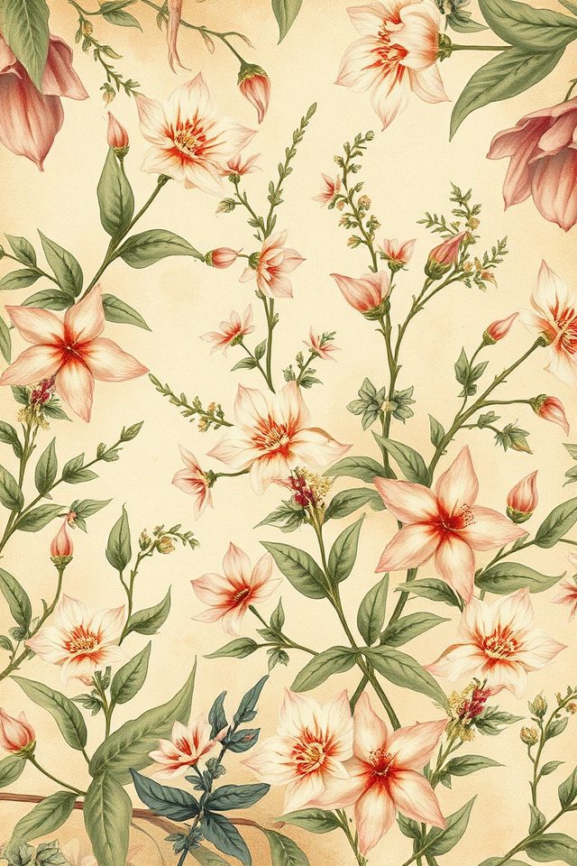 botanical art enhances ambiance