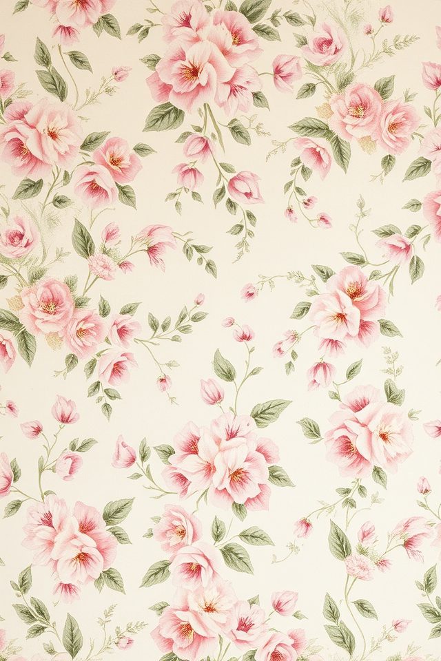 charming vintage floral ambiance