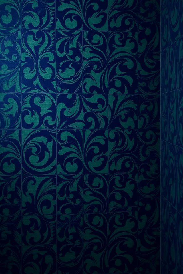 cozy dark color bathroom