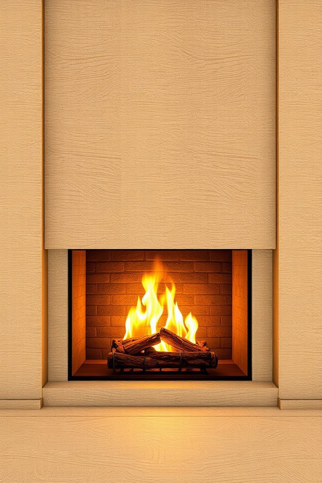 cozy textured neutral walls