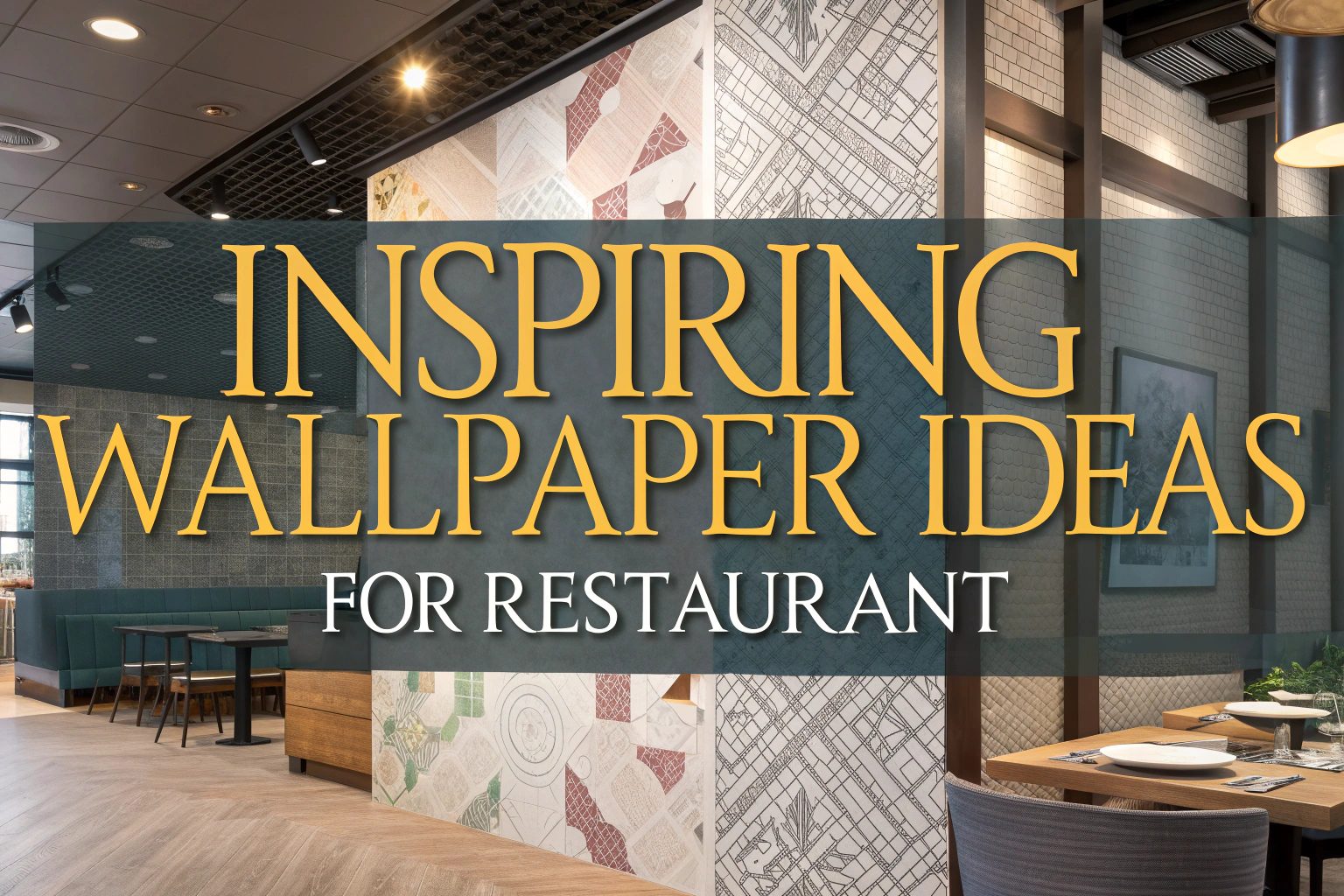 Inspiring Wallpaper Ideas for Restaurant