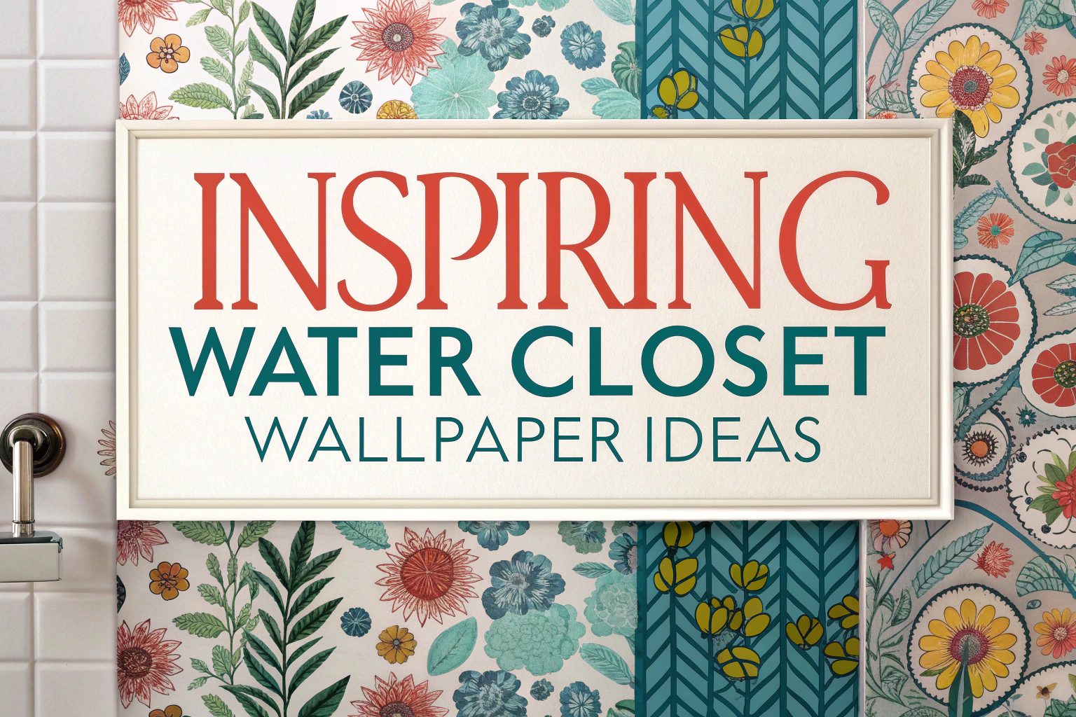 Inspiring Water Closet Wallpaper Ideas