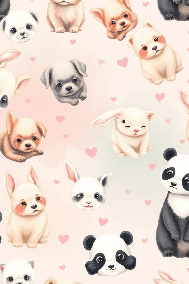 cute animal phone wallpapers