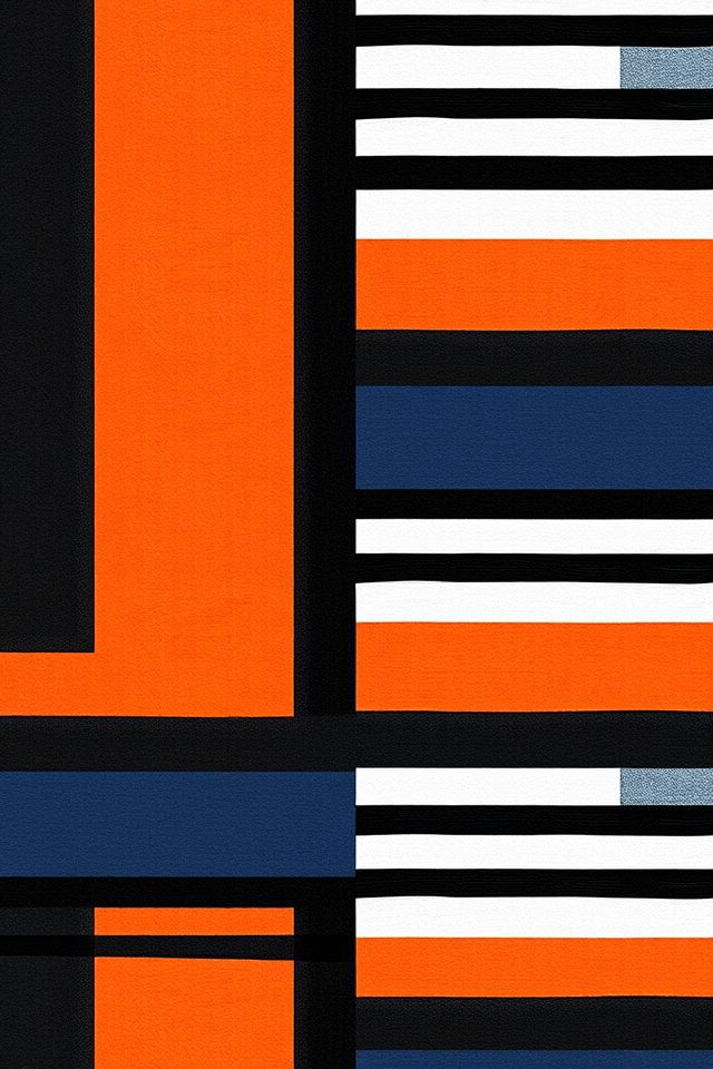 dynamic striped wall decor