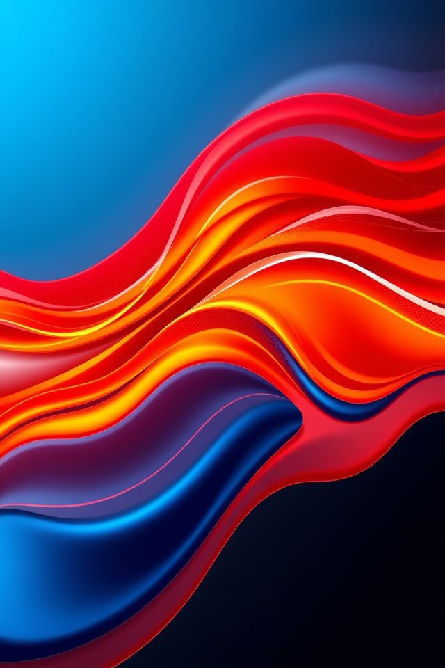 fiery automotive color gradients
