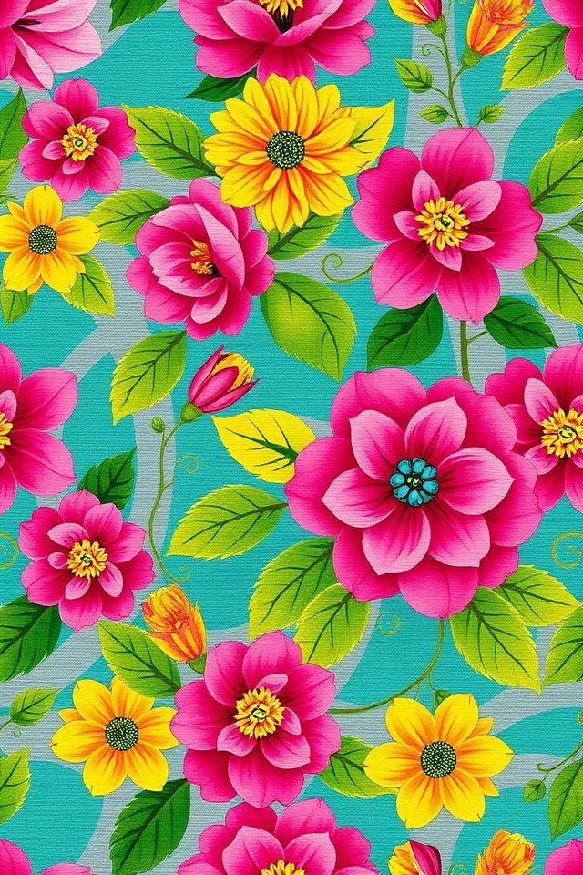 lively floral friendship decor
