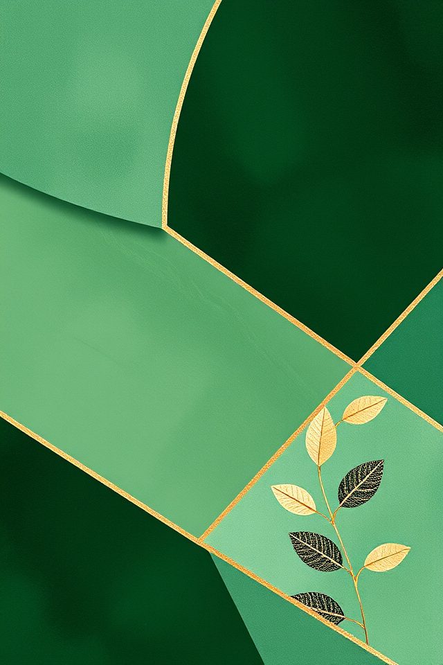 metallic green bedroom accents