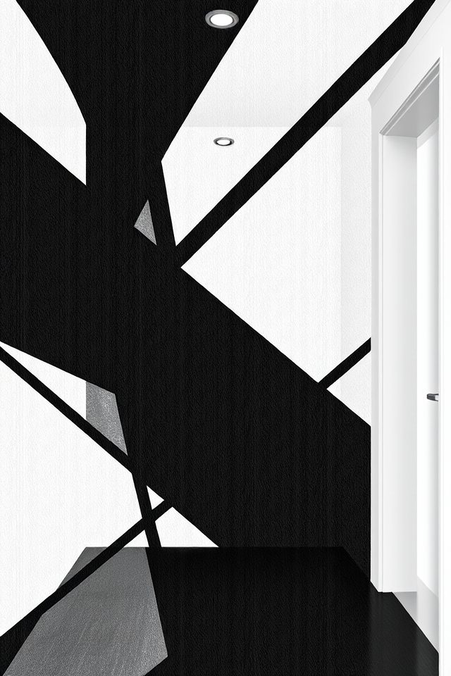 monochrome entrance hall elegance