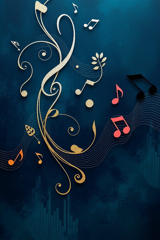 music themed wallpaper designs
