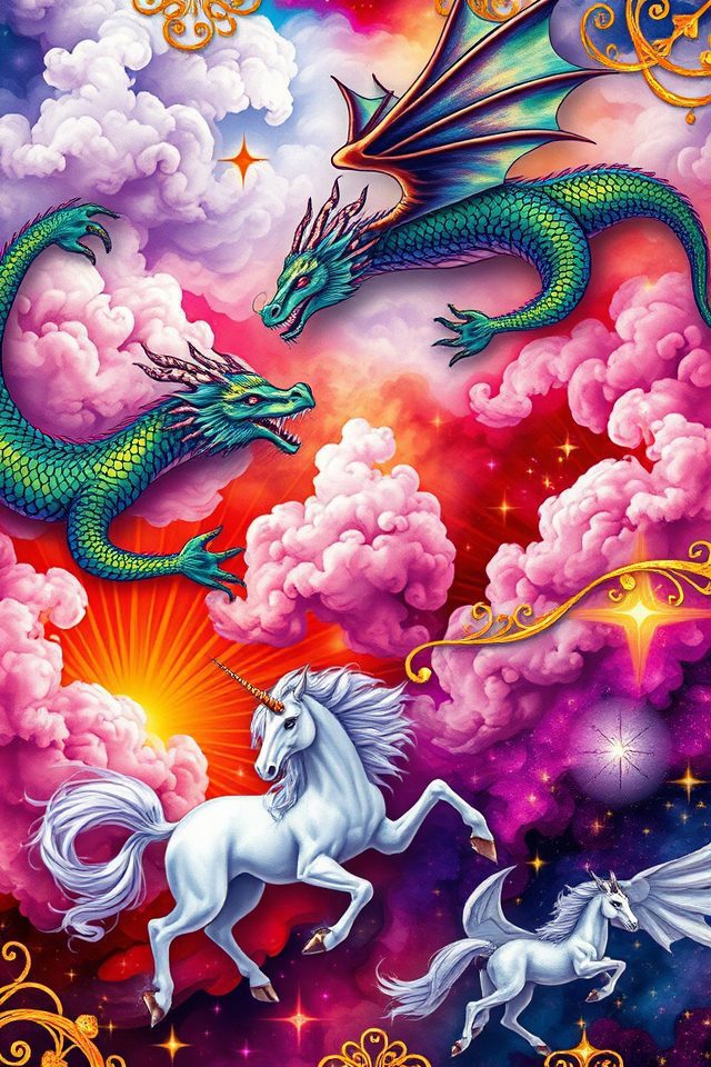 mythical creatures wallpaper inspiration