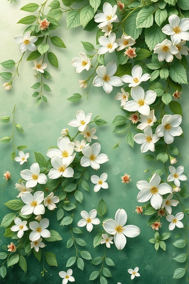 nature inspired artistic wallpaper designs