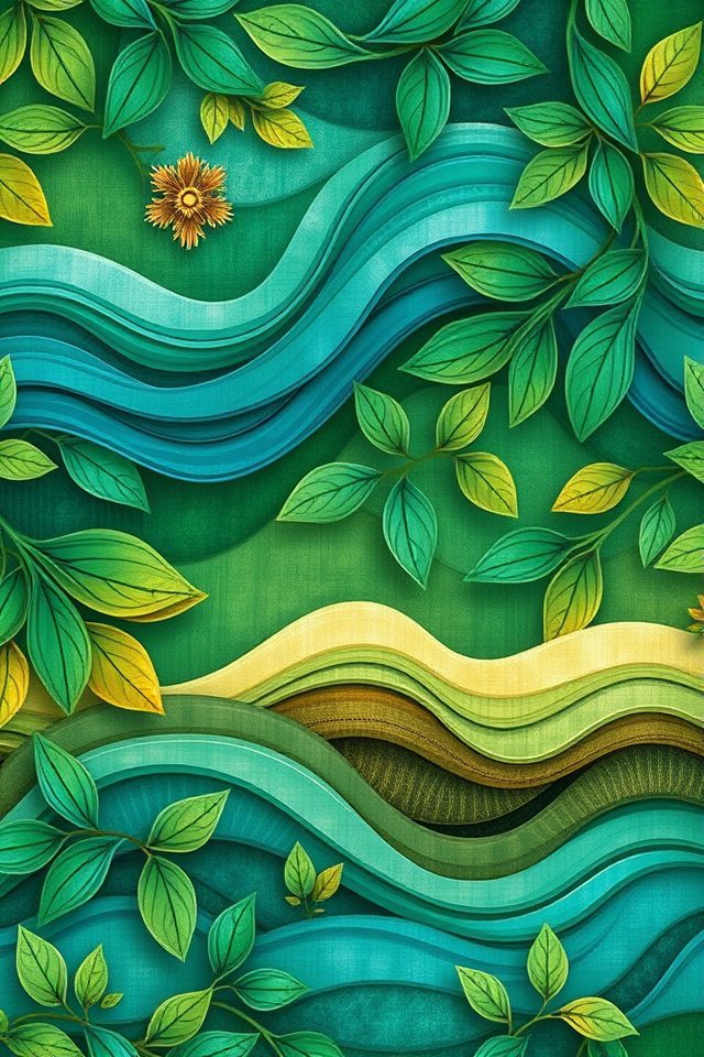 nature themed classroom murals