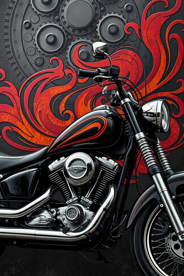 nostalgic vintage motorcycle adventure