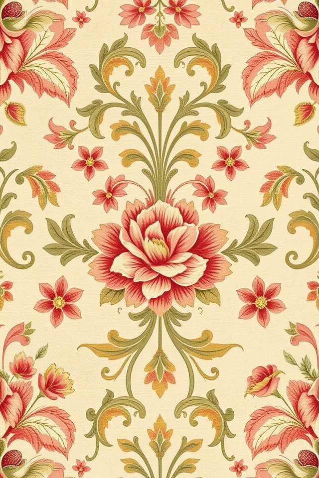 nostalgic vintage wallpaper decor