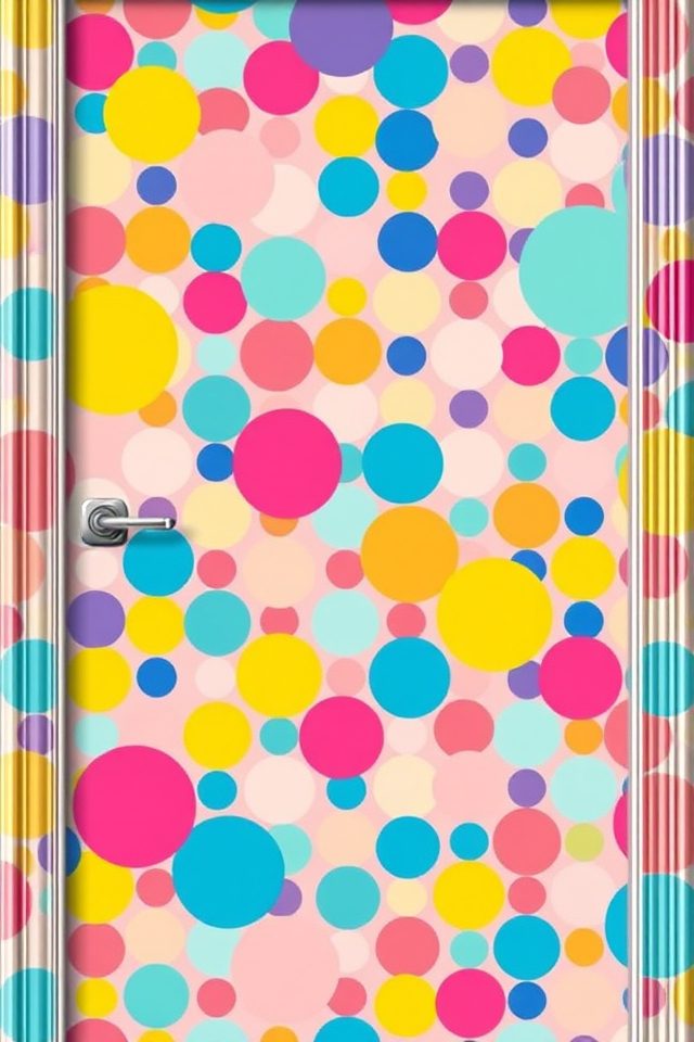 playful vibrant polka dots