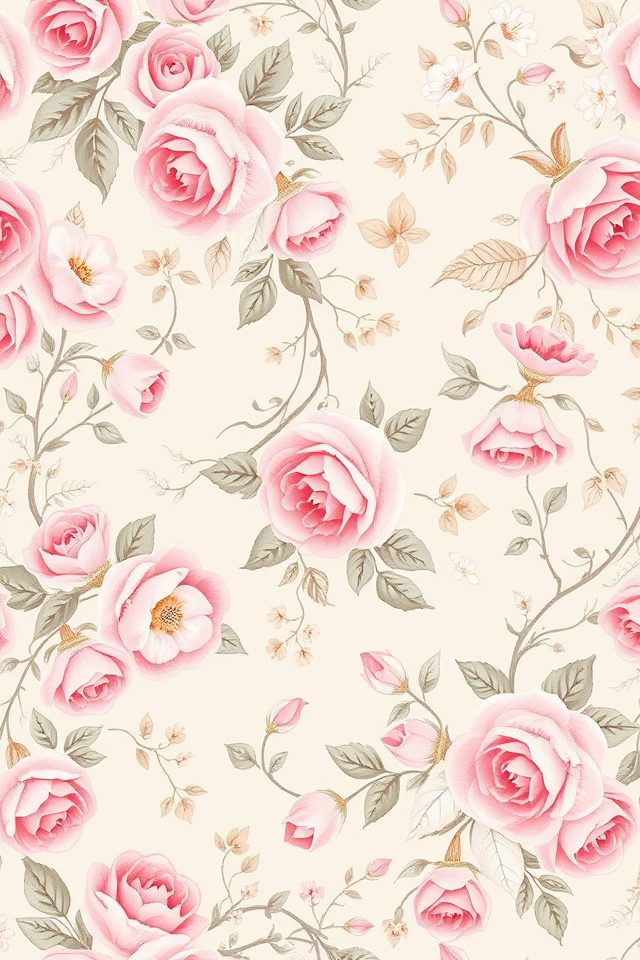 romantic vintage floral ambiance