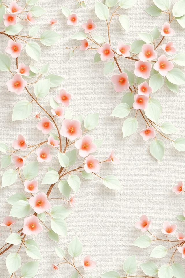 serene nature inspired wallpaper designs
