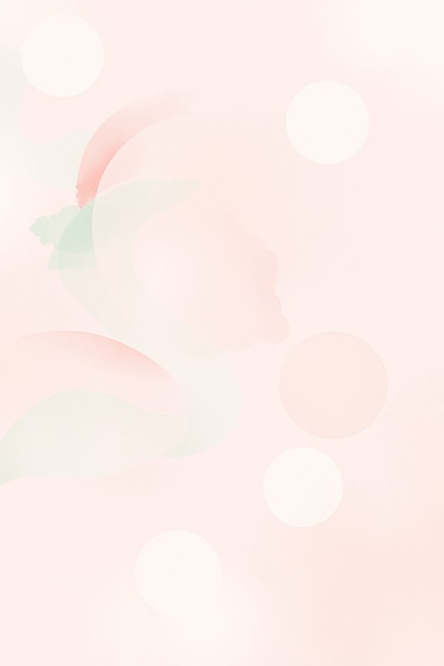 serene pastel feature wall