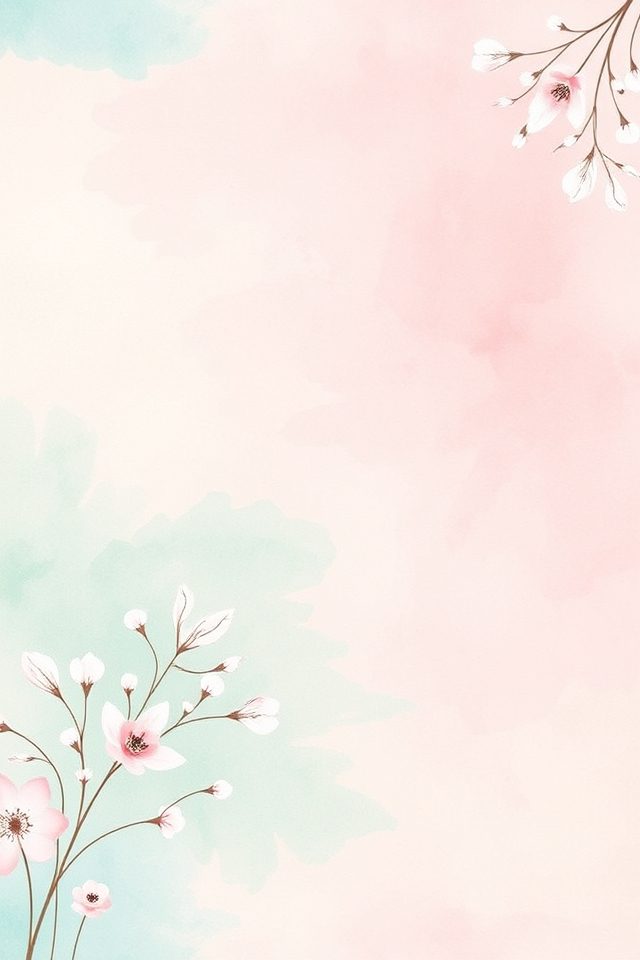 serene soft pastel ambiance
