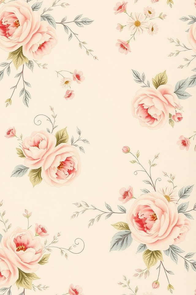 timeless vintage floral charm