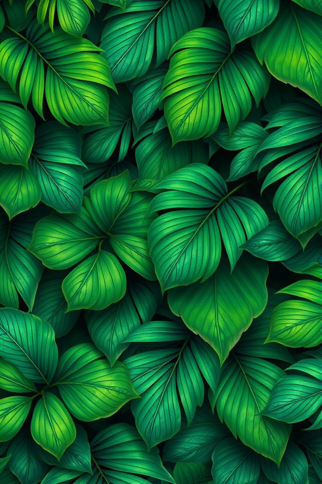 tropical paradise wallpaper design