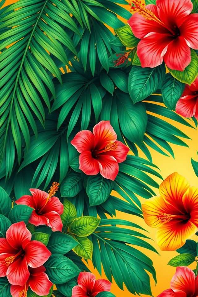 tropical vibrant doorway designs