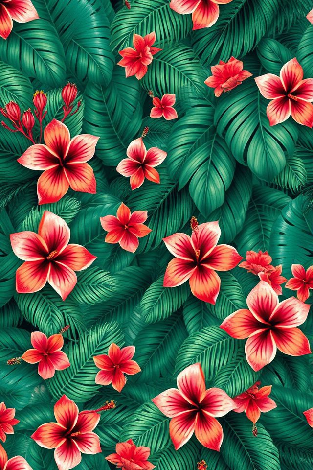 tropical wallpaper for relaxation