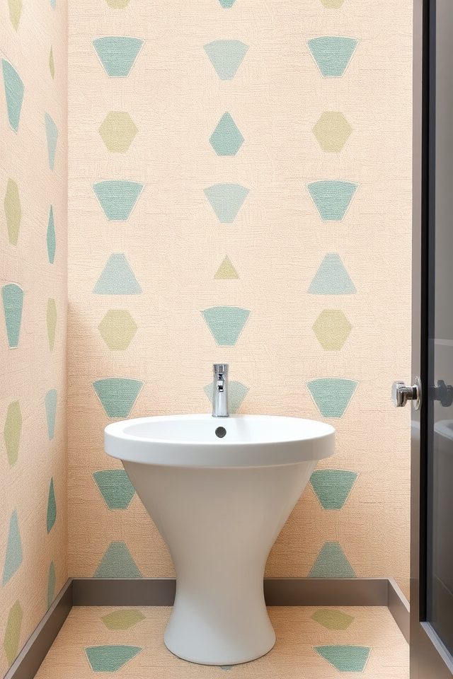 versatile removable bathroom wallpaper