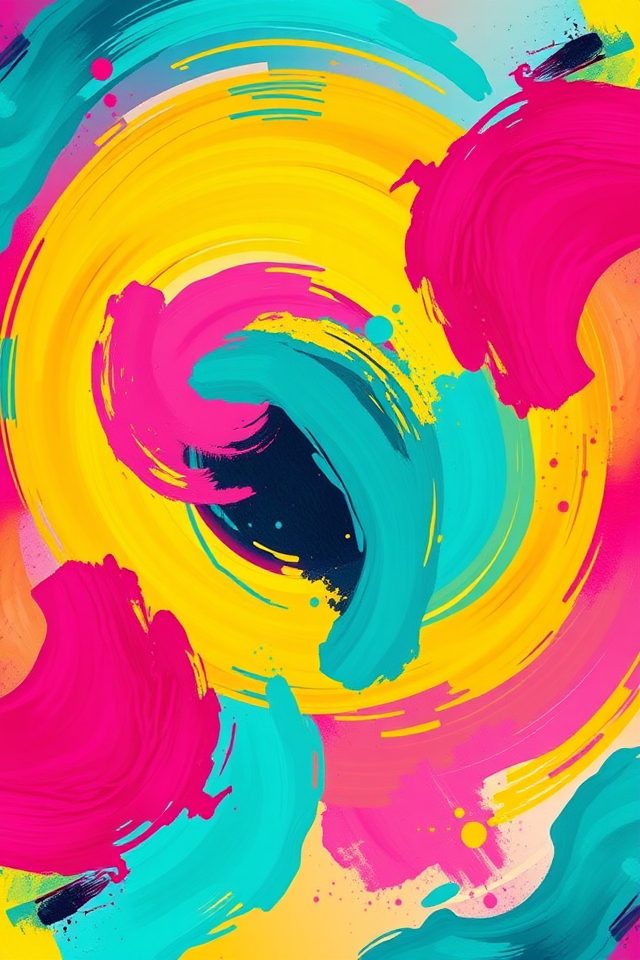 vibrant creativity expression backdrop