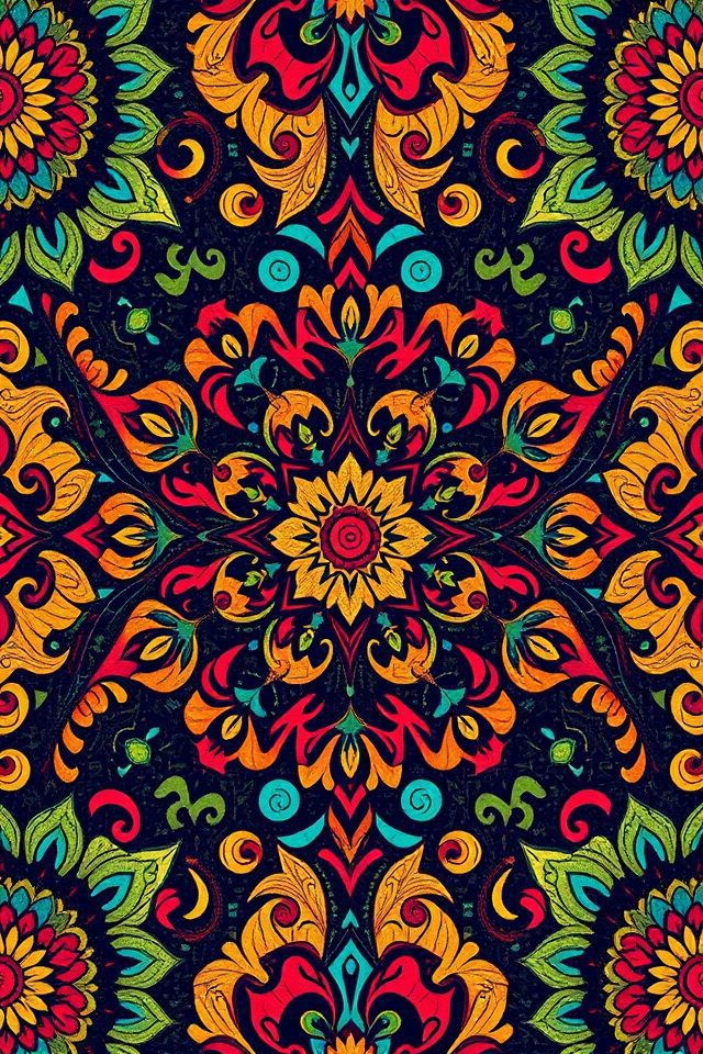 vibrant cultural artistic expression