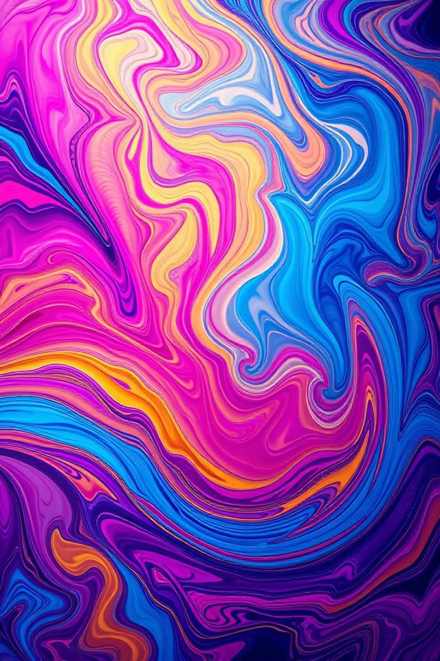 vibrant dynamic abstract design