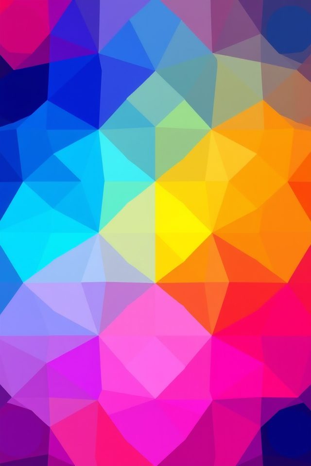vibrant engaging geometric wallpapers