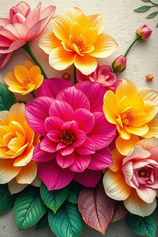 vibrant floral nature wallpapers