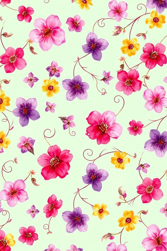 vibrant floral study designs