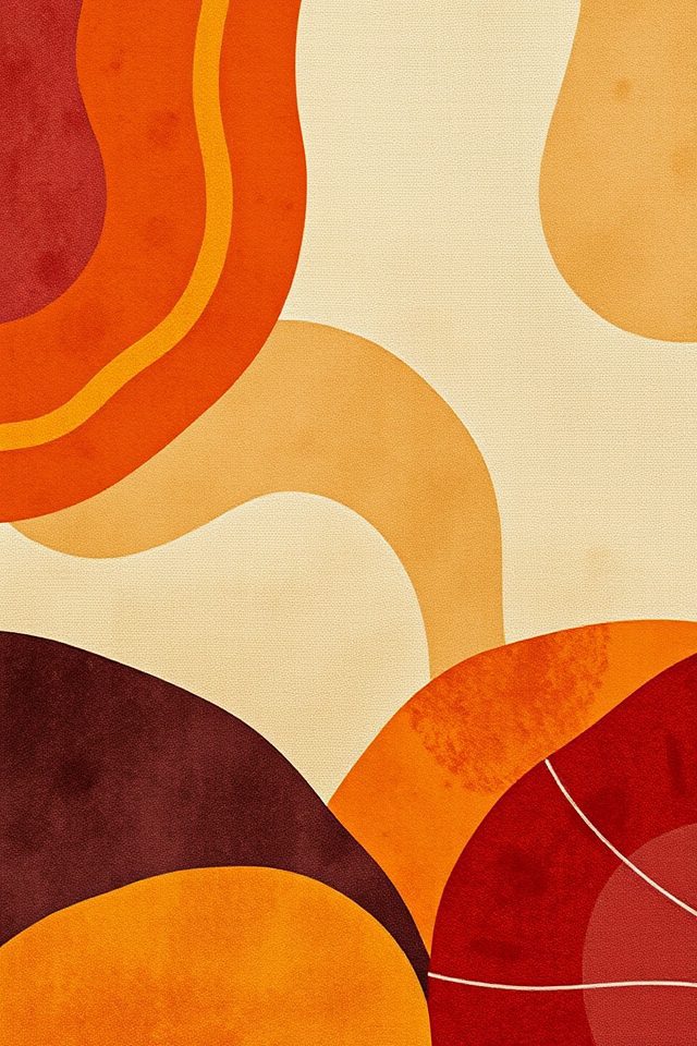 warm textured autumn decor