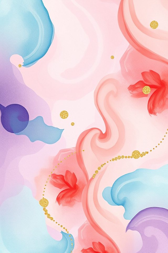 whimsical watercolor dining ambiance