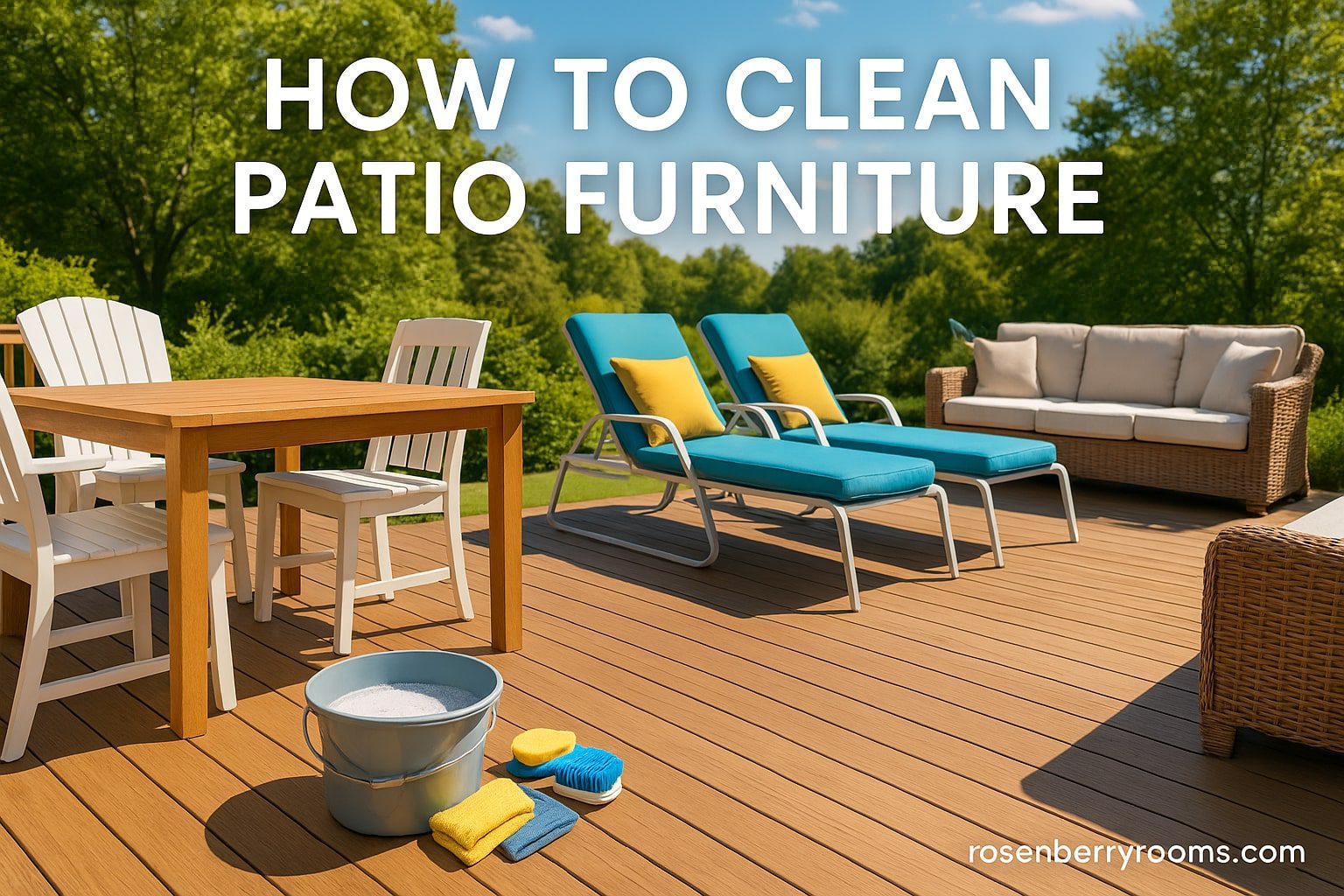 How to Clean Patio Furniture