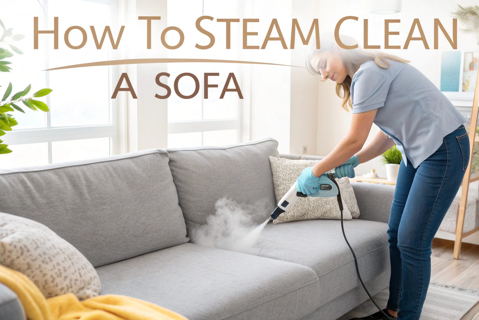 How to Steam Clean a Sofa