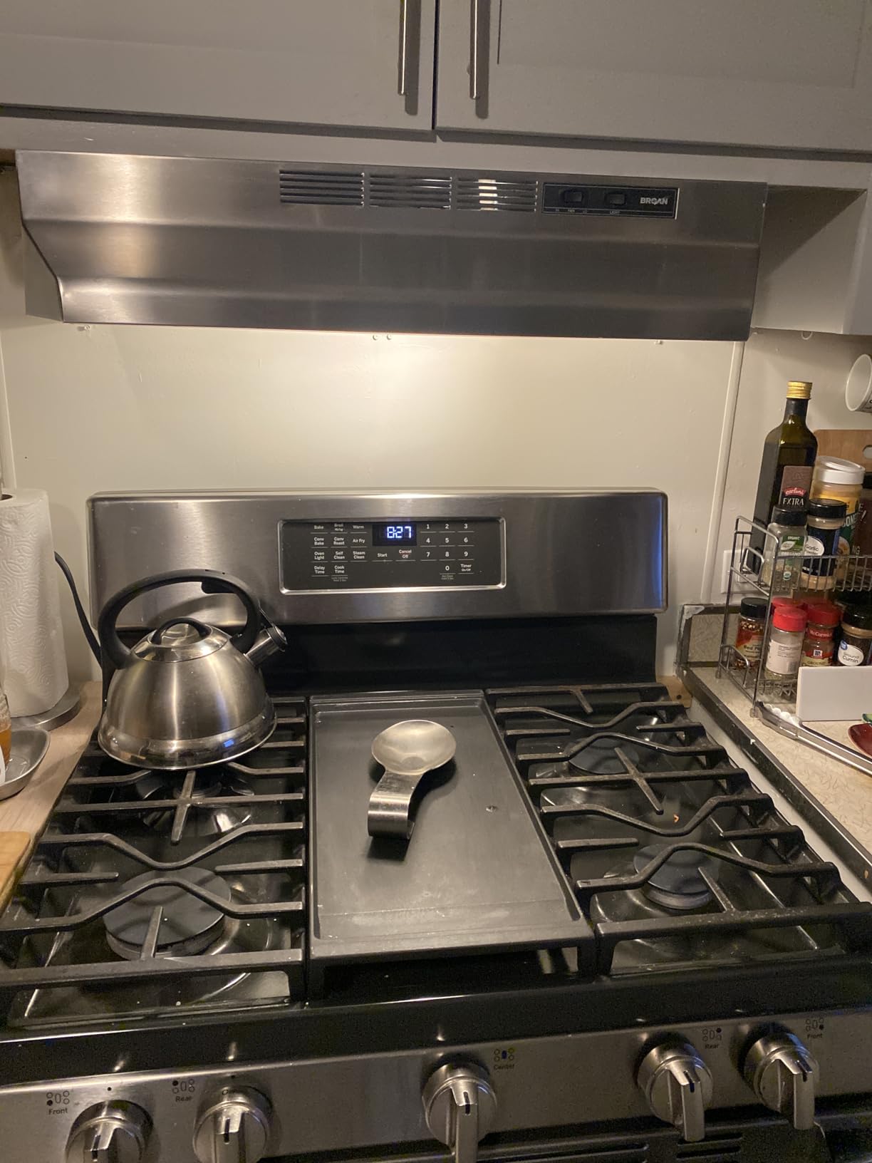 Broan-NuTone 413001 Non-Ducted Ductless Range Hood with Lights Exhaust Fan for Under Cabinet, 30-Inch, White - Customer Photo 1