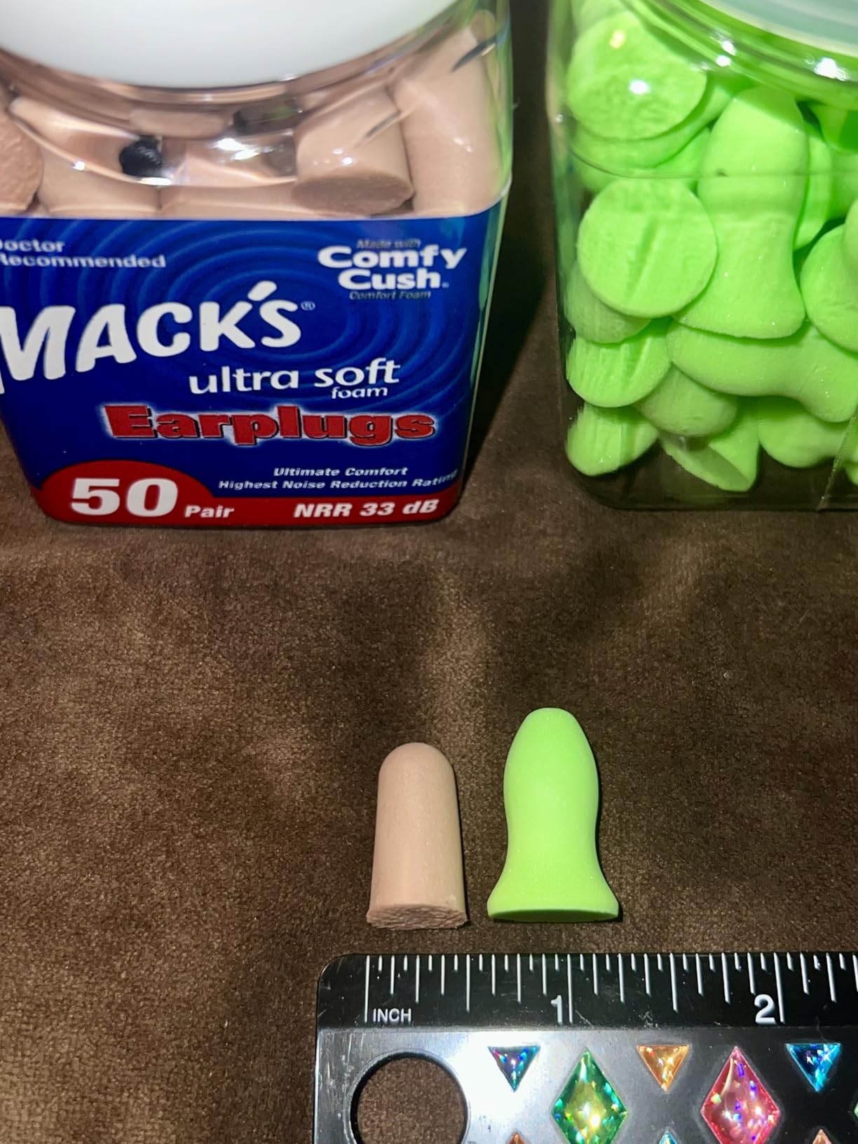 Mack's Ultra Soft Foam Earplugs, 50 Pair - 33dB Highest NRR, Comfortable Ear Plugs for Sleeping, Snoring, Travel, Concerts, Studying, Loud Noise, Work | Made in USA customer photo 1