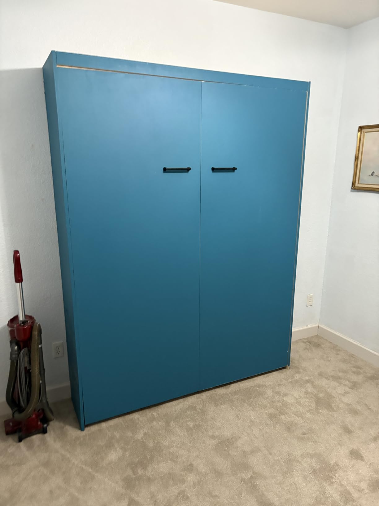 Queen Size DIY Murphy Bed Hardware Kit - Vertical Wall Bed for Space-Saving - Budget-Friendly DIY Setup -Made in USA -Hide Away Design with Murphy Bed Queen Hardware - Bed Lift Mechanism - Pull Down customer photo 1
