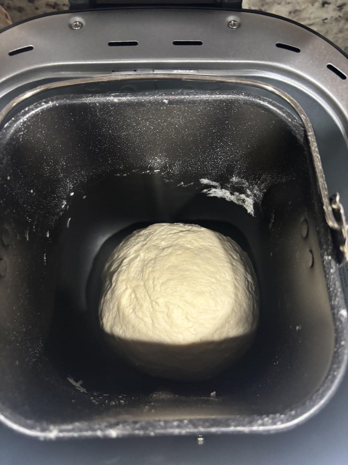 Elite Gourmet EBM8103B Programmable Bread Maker Machine 3 Loaf Sizes, 19 Menu Functions Gluten Free White Wheat Rye French and more, 2 Lbs, Black - Customer Photo 2