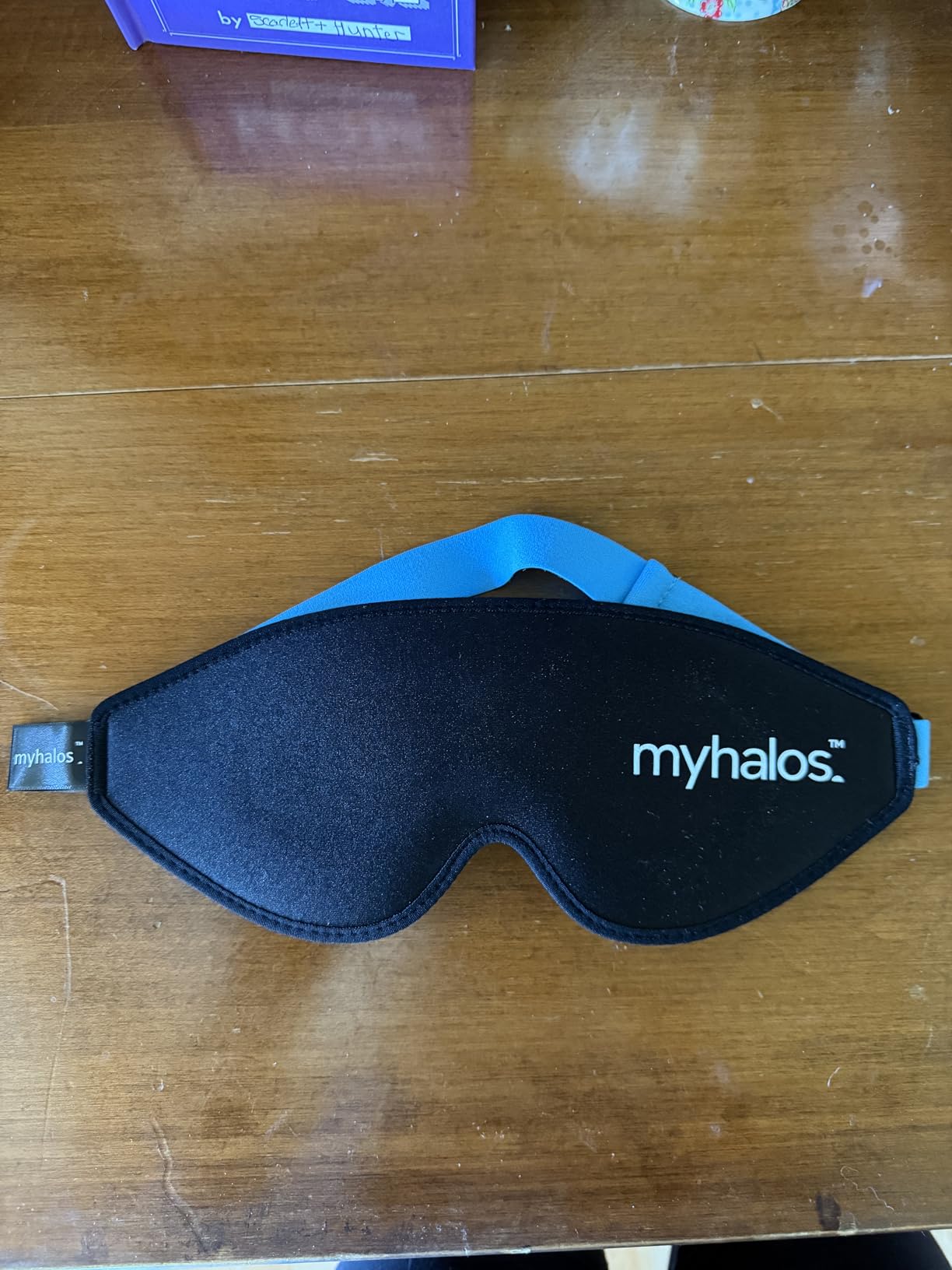 MyHalos® Sleep Mask - Eye Masks for Sleep - 100% Blackout Sleeping Mask for Women, Men & Side Sleepers - 3D Sleeping Eye Mask for Zero Pressure - Award Winning Design, Eyelash Friendly & Breathable - Customer Photo 2