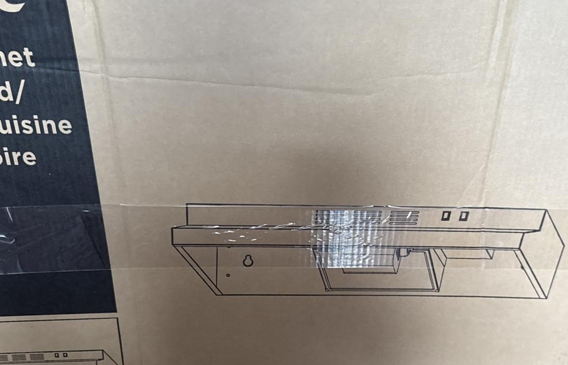Comfee CVU30W4AST 30 inch Under Cabinet Ducted/Ductless Convertible Slim Vent Durable Stainless Steel Kitchen Reusable Filter, 3 Speed Exhaust Fan and 2 LED Lights Range Hood, 2.0 Version - Customer Photo 1