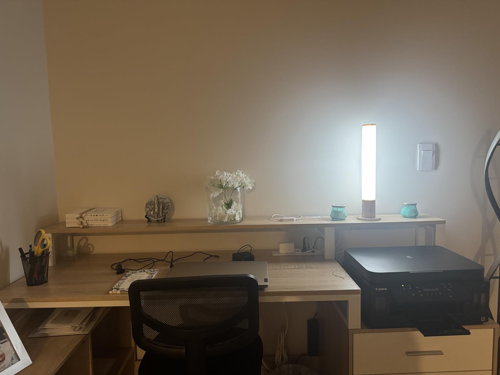 Light Therapy Lamp 10000 Lux, Happy Sun Lamp UV-Free with 3 Color Temperatures, Adjustable Brightness, Timer & Memory Function, Bright Sunlight Lamps, Full Spectrum Light Perfect for Home, Office - Customer Photo 1