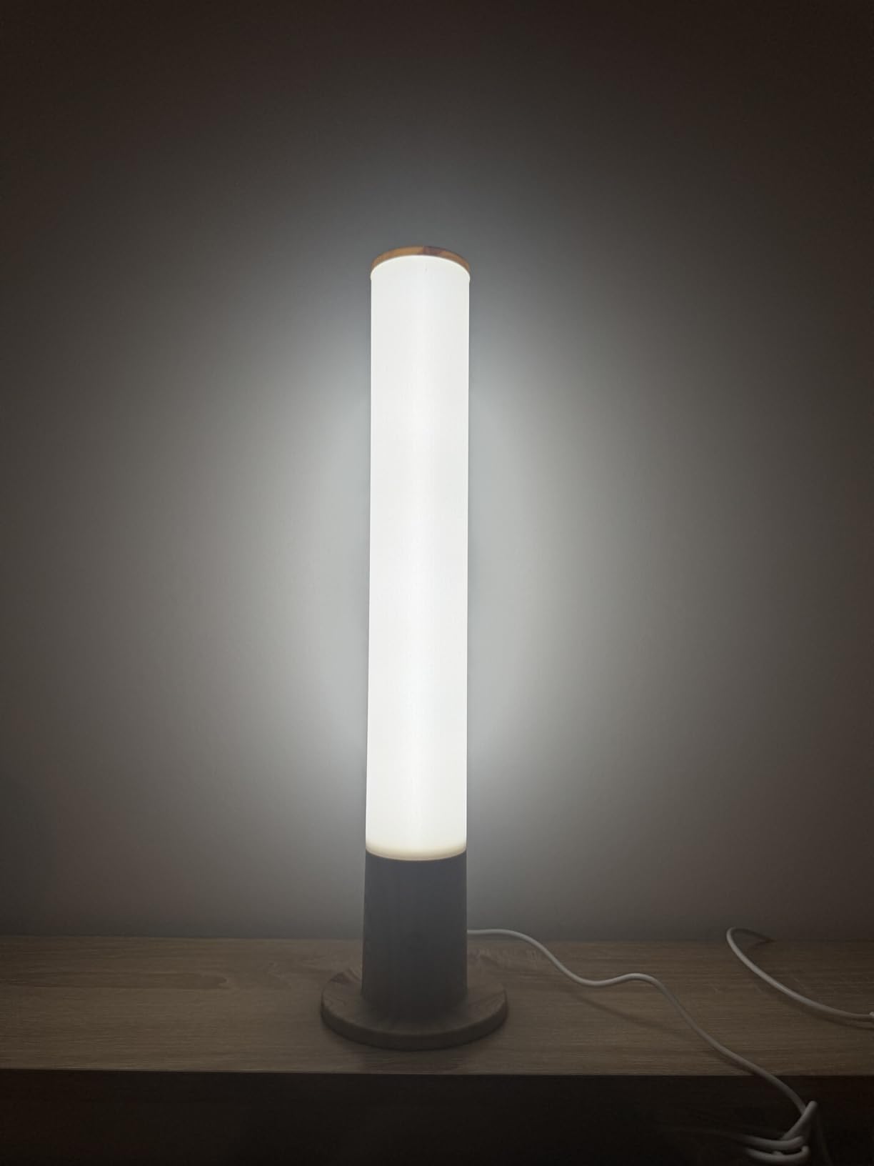 Light Therapy Lamp 10000 Lux, Happy Sun Lamp UV-Free with 3 Color Temperatures, Adjustable Brightness, Timer & Memory Function, Bright Sunlight Lamps, Full Spectrum Light Perfect for Home, Office - Customer Photo 2