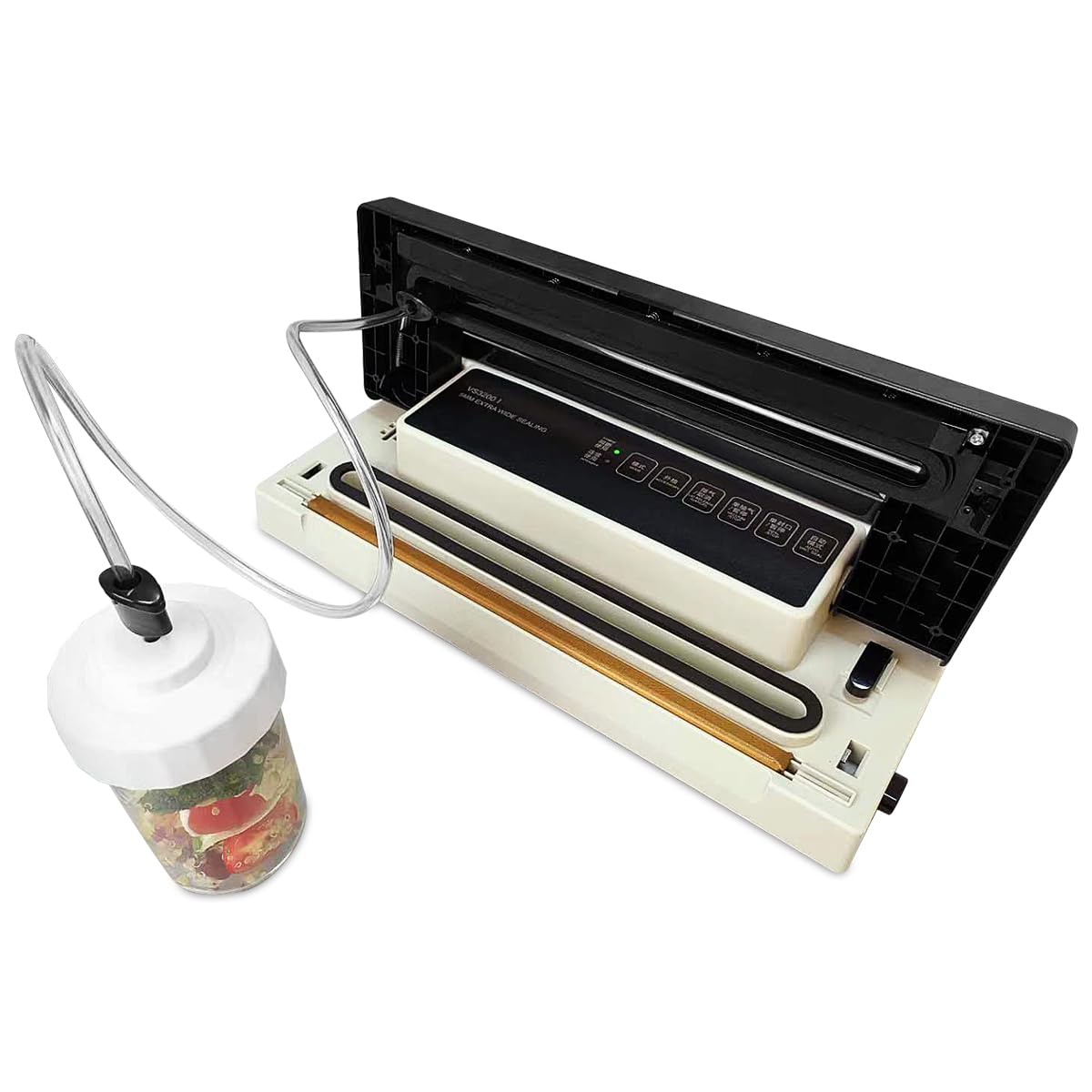 MAGIC SEAL 16'' Commercial Vacuum Sealer Machine, Meat Sealer Vacuum Packing Machine with Double Pump and Auto Cooling System, Sealing and Vacuum Time Control, Compatible with Mylar Bags - Customer Photo 1