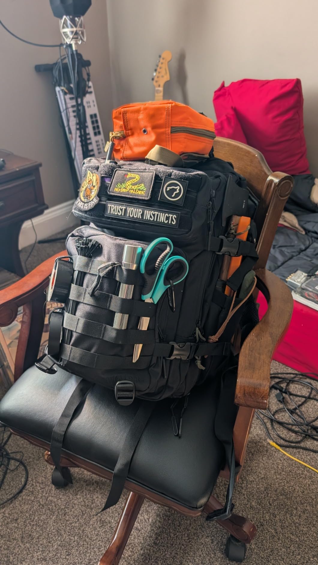 WOLFpak 45L Backpack (Alpha Black) Camping, Hiking, Gym Backpack - Customer Photo 1