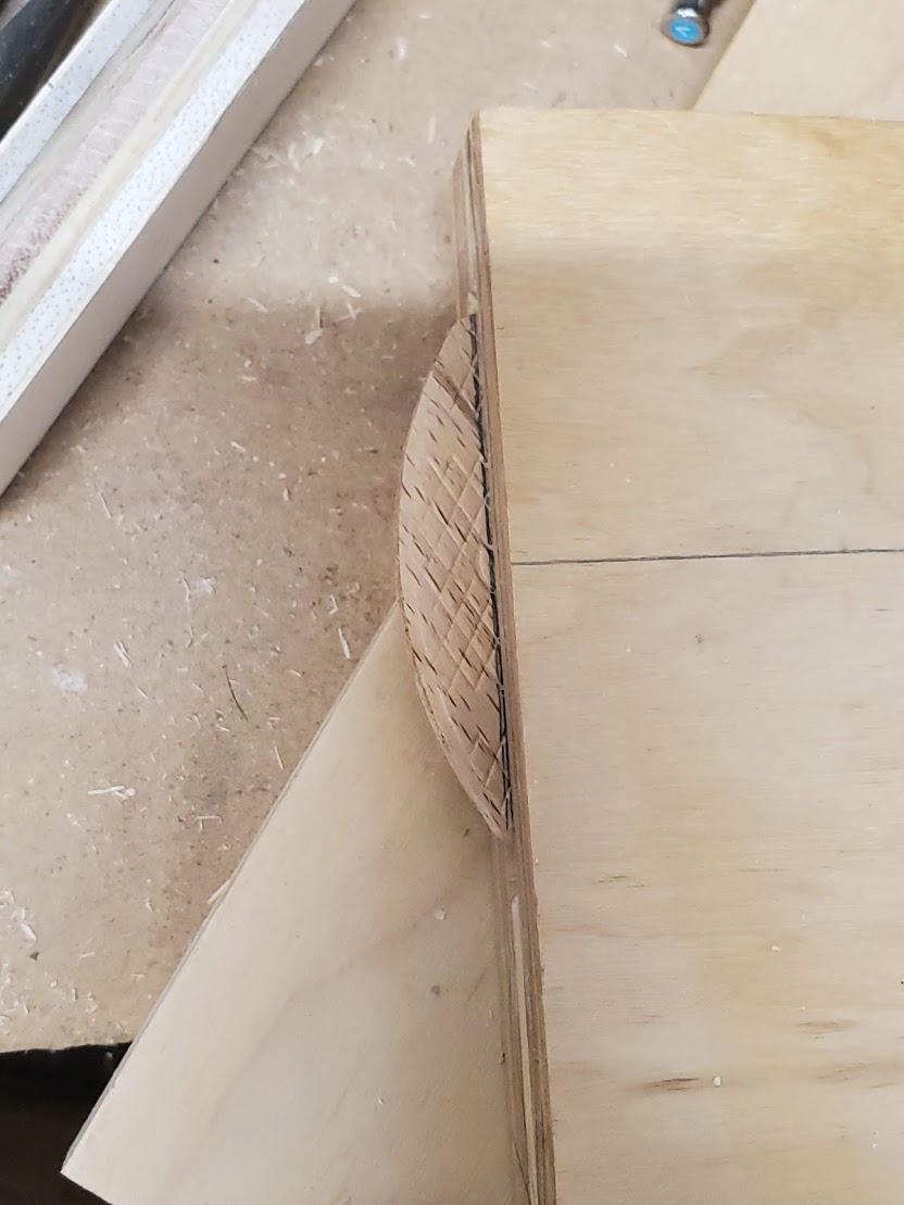 Customer photo showing B0D3D13976 biscuit joiner in use